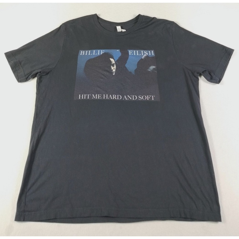 Bella Canvas‎ Billie Eilish Shirt Mens 3XL Black Hit Me Hard Soft Graphic Tee